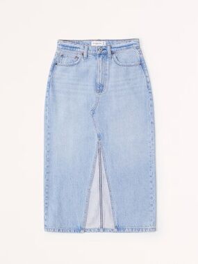 Abercrombie Denim Midi Skirt Size 6